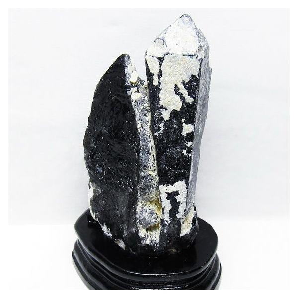 1.1Kg 山東省産 モリオン 純天然 黒水晶 原石 t728-2364 : 誠安天然石