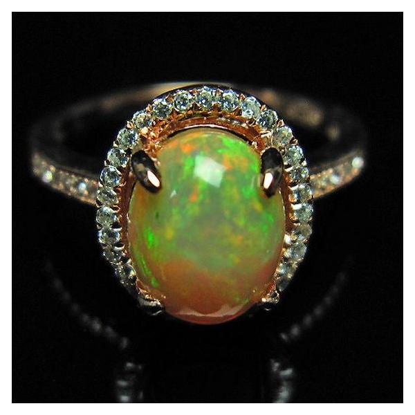 プレシャスオパール 指輪 (14号) t800-572 : 誠安天然石専門店 - 通販
