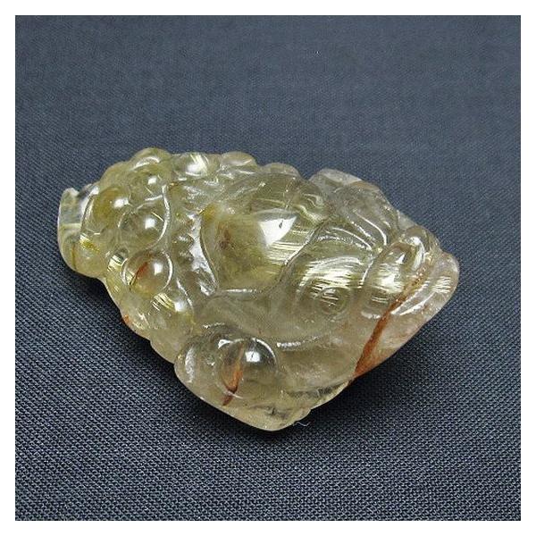 ⭐︎【極上品】ゴールド ルチル クオーツ 置物 63mm theory xyz ルチルクォーツ 置物 母岩(結晶)入り ゴールドルチル 原石