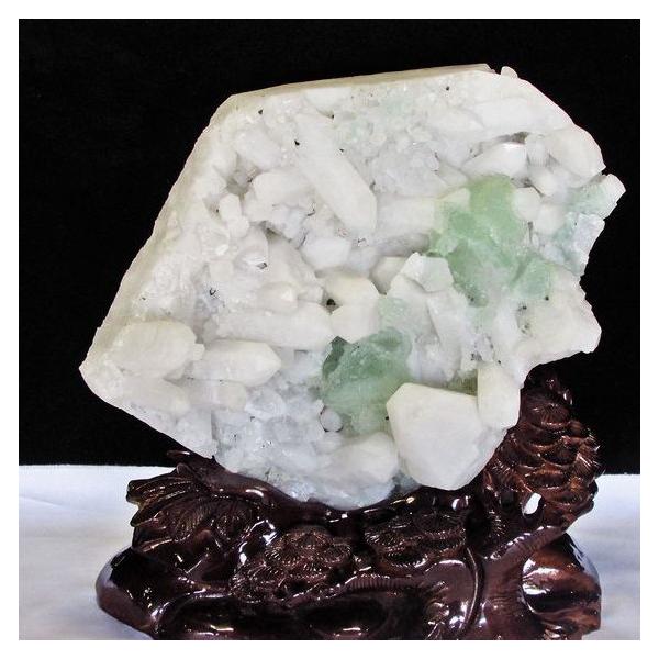 11.6Kg フローライト共生水晶クラスター t802-526 : 誠安天然石専門店