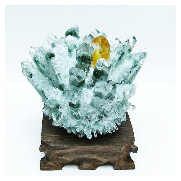 緑水晶 グリーンクォーツ クラスター t802-5585 : 誠安天然石専門店