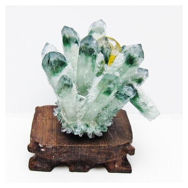 緑水晶 グリーンクォーツ クラスター t802-5847 : 誠安天然石専門店