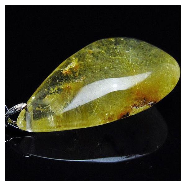 ルチルクォーツ（金針ルチル水晶） ペンダント t86-7465 : 誠安天然石