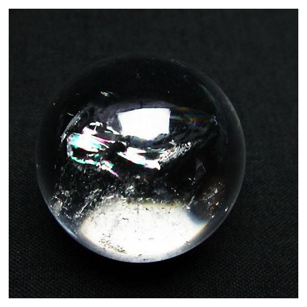 虹入り ヒマラヤ水晶 丸玉 24mm t91-8027 : 誠安天然石専門店 - 通販