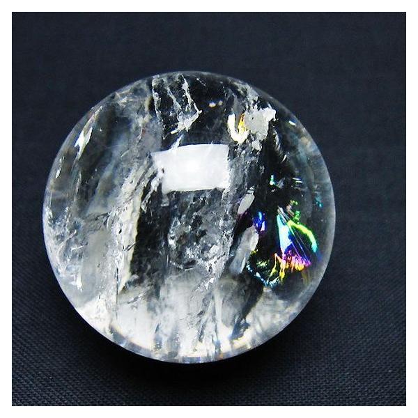 虹入り ヒマラヤ水晶 丸玉 36mm t91-9281 : 誠安天然石専門店 - 通販