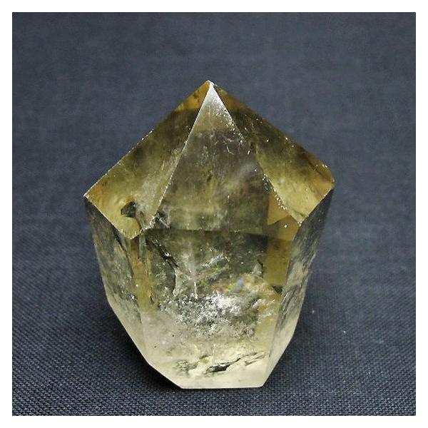 虹入りシトリン6角柱　水晶　観賞石 虹入り シトリン水晶 六角柱 t98-2256 : 誠安天然石専門店 - 通販
