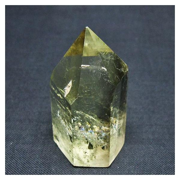虹入り シトリン水晶 六角柱 t98-2321 : 誠安天然石専門店 - 通販