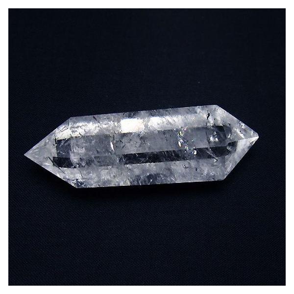 ヒマラヤ水晶　水晶　ポイント　ダブルポイント　天然石【高品質】1 虹入り ヒマラヤ水晶ダブルポイント t98-2599 : 誠安天然石専門店