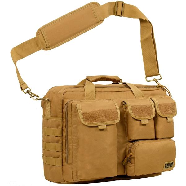 サイバトロン公式 Seibertron 高品質防水900D多機能ショルダーバッグ MOLLE 軍事戦術バッグ トートメッセンジャーバッグ 17.3