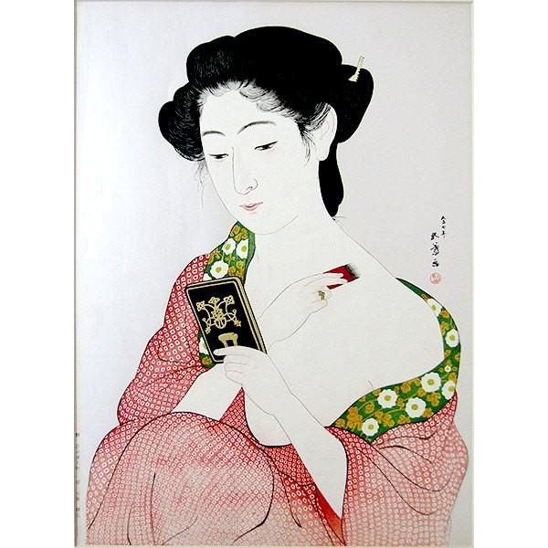 橋口五葉 化粧の女 復刻手摺り木版画額付き浮世絵大正ロマン美人画新版画樋口五葉a1428 Buyee Buyee 提供一站式最全面最專業現地yahoo Japan拍賣代bid代拍代購服務