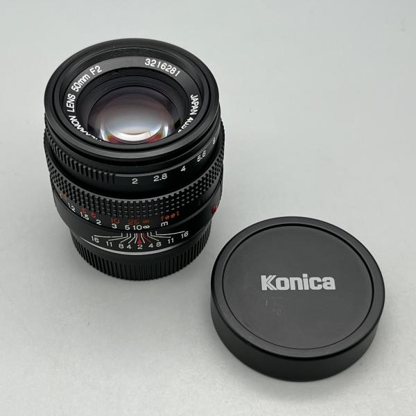 KONICA M-HEXANON LENS 50mm F2 コニカ Mヘキサノンレンズ Mマウント オーバーホール済