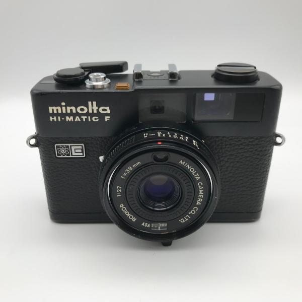 minolta HI-MATIC F BLACK ROKKOR 38mm f2.7 ミノルタ ハイマチック F 