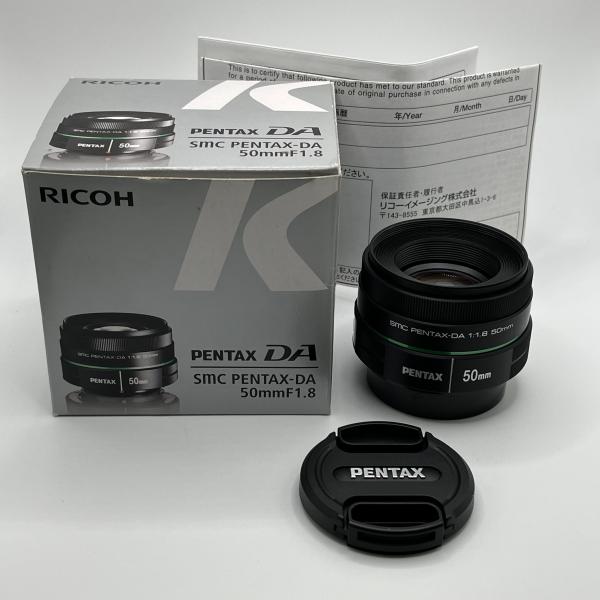 smc PENTAX-DA 50mm F1.8 smcペンタックスDA Kマウント 一眼レフカメラ用 単焦点標準レンズ