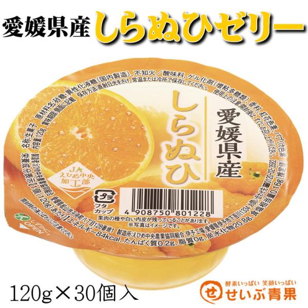 しらぬひゼリー 愛媛県産 120g×30個入 不知火