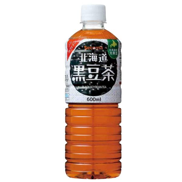 セイコーマート Secoma 北海道黒豆茶 600ml　24本入 セコマ お茶  黒豆 北海道産光黒豆 ノンカフェイン 送料無料 ケース