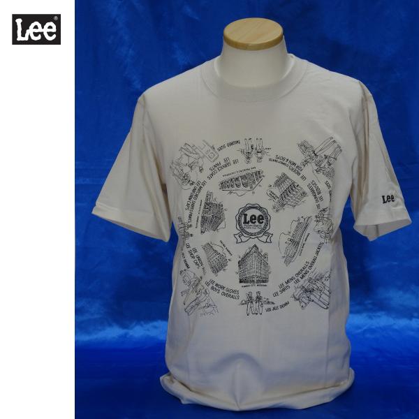 Lee リー Tシャツ メンズ 半袖 LT3194-357 綿100% WHITE