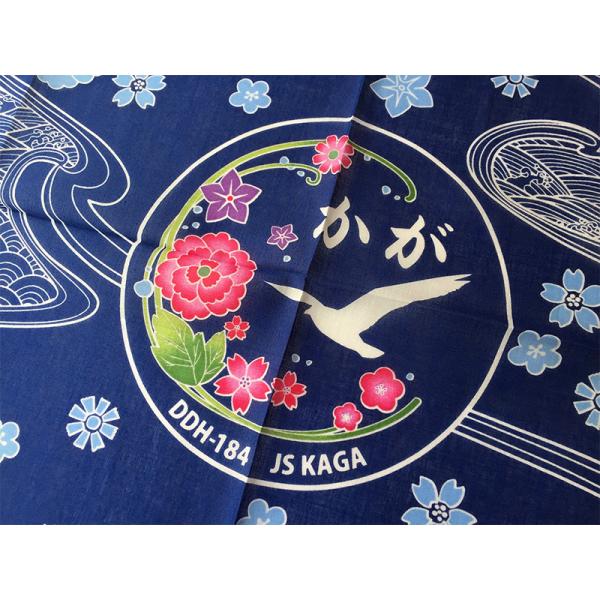 【かが監修】サイズ：約50×50cm素材：綿100％日本製 ■■■■■■■■■■■■■■■■■■■■■■■■■『加賀友禅ハンカチ(護衛艦かが Type2) 』はこちら。■■■■■■■■■■■■■■■■■■■■■■■■■