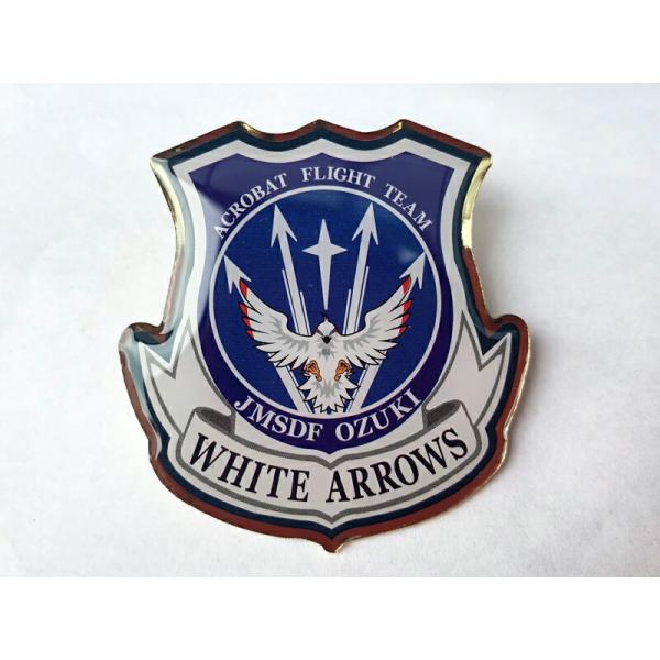 自衛隊グッズ【 ピンバッチ(海上自衛隊・WHITE ARROWS -ホワイトアローズ- [ロゴマーク]) 】海上自衛隊グッズ公式グッズ ピンズ バッチ ピンバッジ ピンブローチ