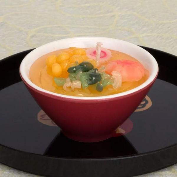 創価学会 仏前 ろうそく 仏具 ラーメン横丁キャンドル〜故人の好物シリーズ〜 カメヤマローソク 国産 あすつく ロウソク キャンドル