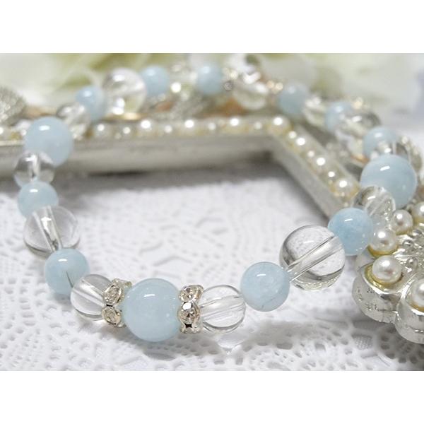 パワーストーン 天然石 アクアマリン ブレスレット 8mm 6mmaa 幸せな結婚を象徴する石 3月誕生石 送料無料 S15ssps Br7 Seii Shop 通販 Yahoo ショッピング