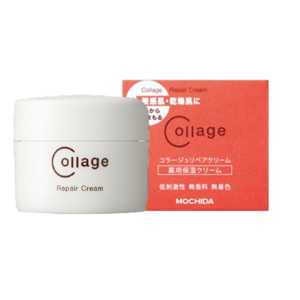 コラージュリペア クリーム 薬用保湿クリーム 敏感肌 乾燥肌に特　徴  ◆乾燥から肌を守り、ハリとツヤのある肌へ◆こっくりとしたクリームが肌をつつみこみ、乾燥を防ぎます。しっとりなじむのにベタつきにくい使用感。◆乾燥による小じわを目立たなく...