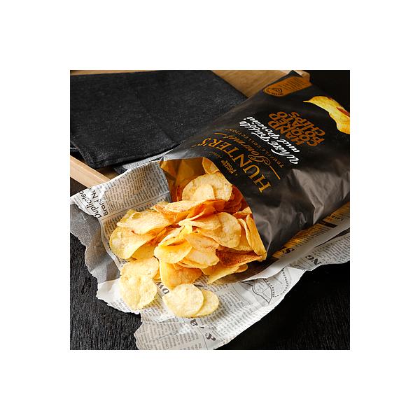 洗練された白トリュフフレーバーとインパクトのあるポルチーニフレーバーのバランスが絶妙な、グルメポテトチップスです。