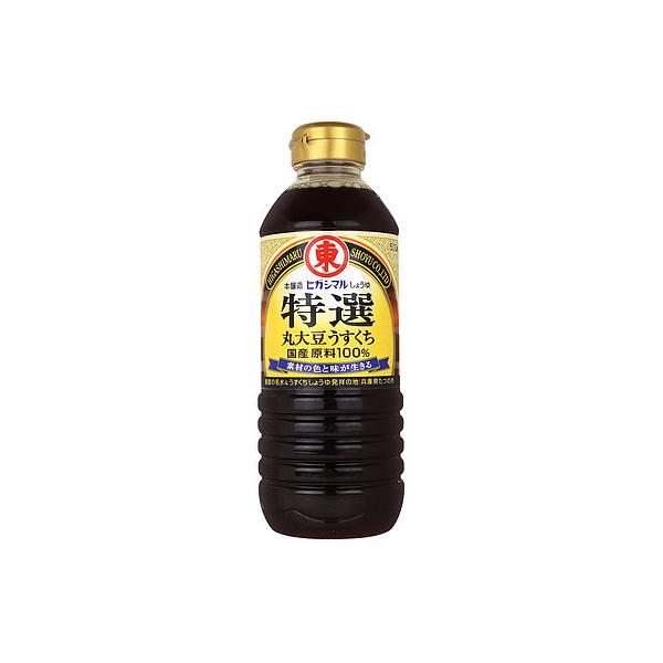 ヒガシマル醤油 特選丸大豆うすくちしょうゆ 500ml