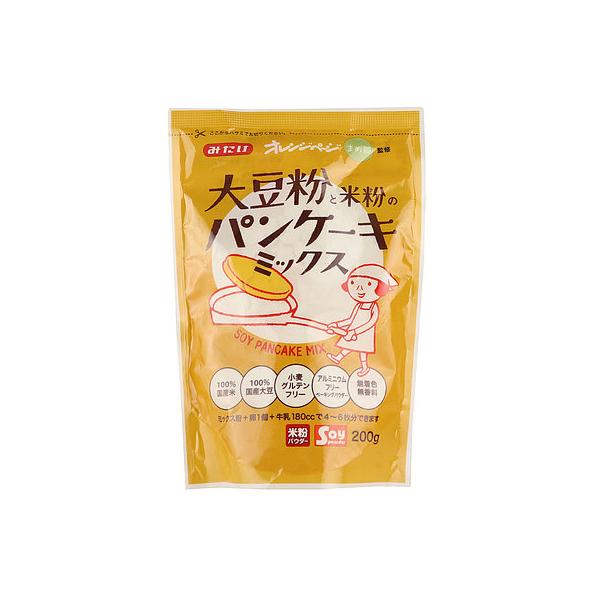 他サイト： Gみたけ 大豆粉と米粉のパンケーキミックス 200gの商品画像