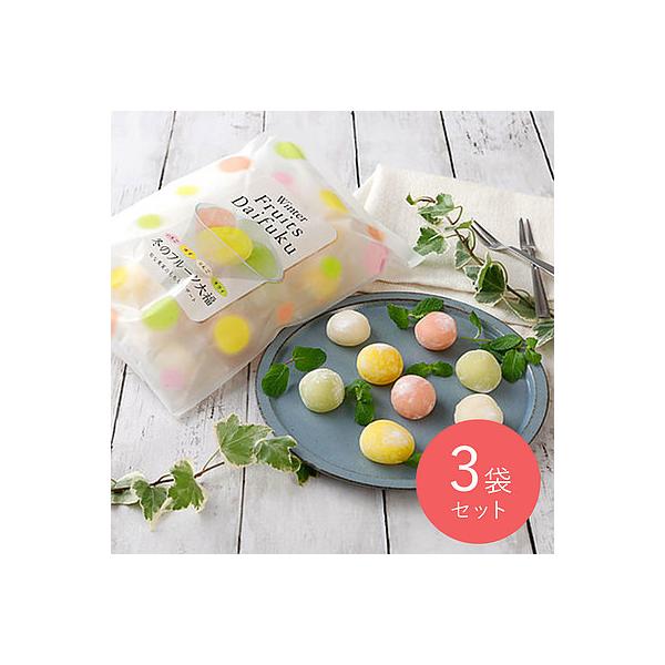 旬の果実のもちもちデザート！いちご、ゆず、りんご、キウイ4種類の味が楽しめます。