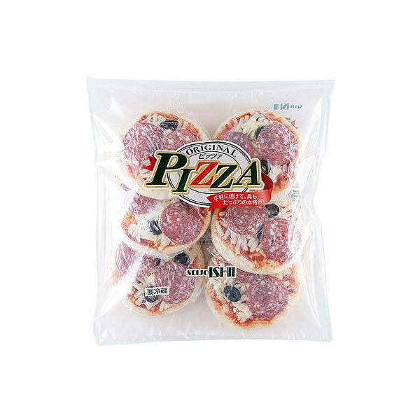 サラミ、オリーブなどを使った食べやすいミックスピザ。ランチやおやつにピッタリ！