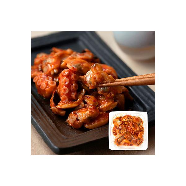 たことあさりを魚醤の旨味とコクが特徴のタレに和えピリ辛味に仕上げました。ごま油のほのかな風味が食欲をそそる一品です。