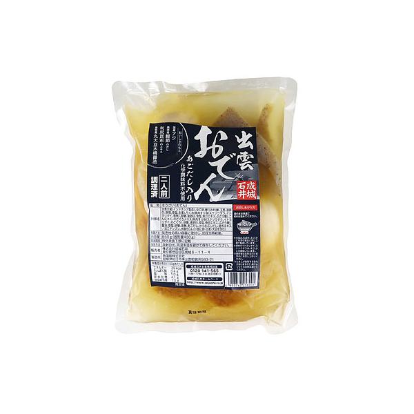 飛魚竹輪や境港産のアジやイカを使った具材を、飛魚だし・昆布・かつおベースに島根産木桶醤油で味付けしたスープで仕上げました。