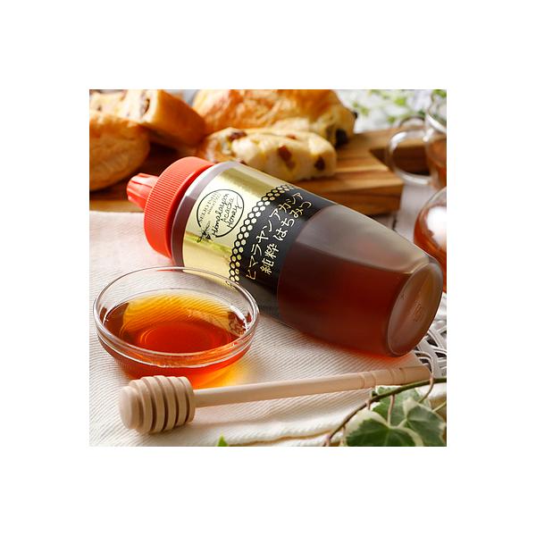 美しい琥珀色で香りもクセがなく、濃厚な甘さが特長です。紅茶やシリアルなど様々な料理にご利用いただけます。