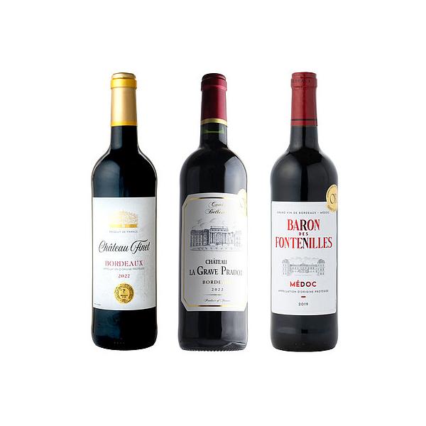 ボルドー・ルージュ古酒（2002年）3本セット ボルドー・ルージュ古酒