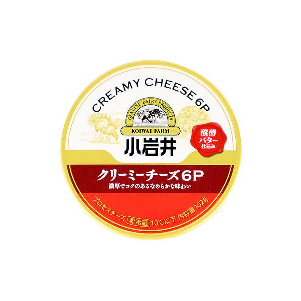 小岩井乳業 クリーミーチーズ6P 102g×12個