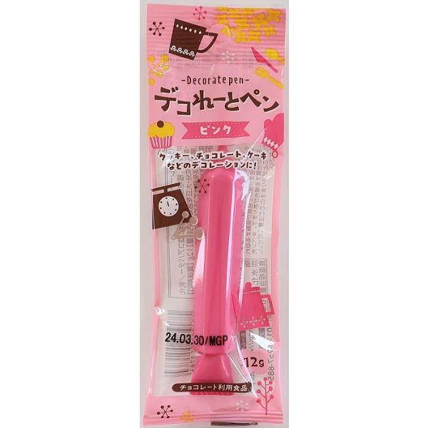 プティパ/デコれーとペン ピンク 12g×5本