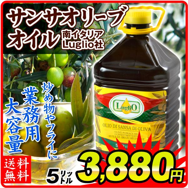 イタリア産 “ルグリオ” サンサオリーブオイル 5L×1本 【送料 イタリア産 “ルグリオ” サンサオリーブオイル 5L×1本 【送料