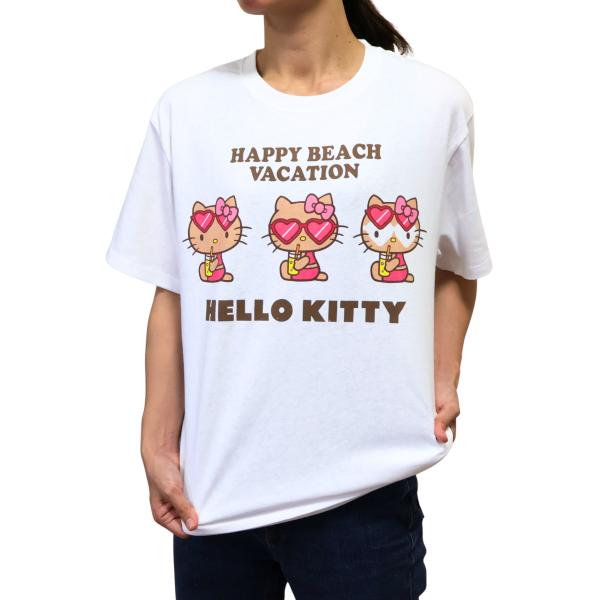美品】ご当地キティ沖縄限定 アロハシャツ パイナップル HELLO KITTY