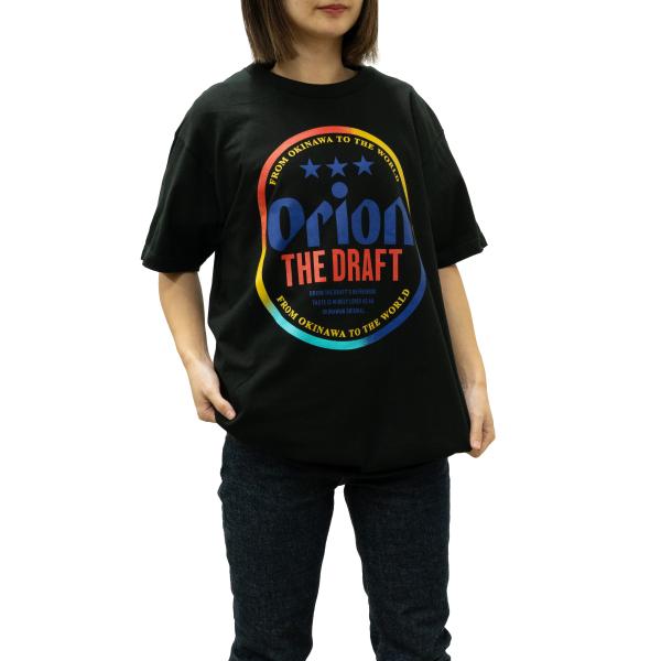 オリオン tシャツ ブラック ロゴ 4色カラー 輪 コットン 綿 オリオンビール オリオンtシャツ