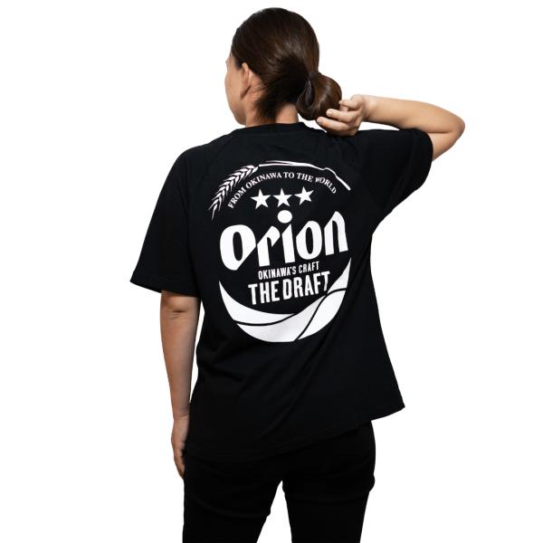 正規品 オリオンビール tシャツ コットン ブラック  ホワイト ロゴ ユニセックス 背面