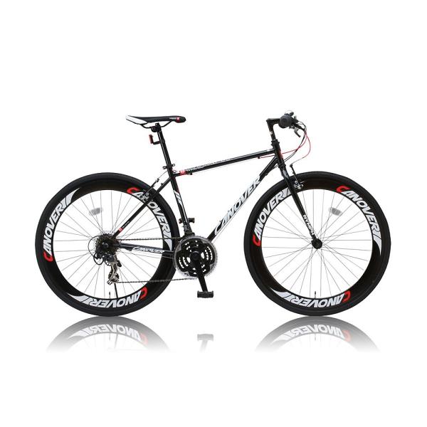 �s�X�|�[�e�B�ȃf�U�C���ŊX����ʋ΁A�ʊw�ɂ��œK�tCANOVER700x28C�N���X�o�C�N21�i�ϑ�CAC-025 NYMPH�u���b�N(25598)