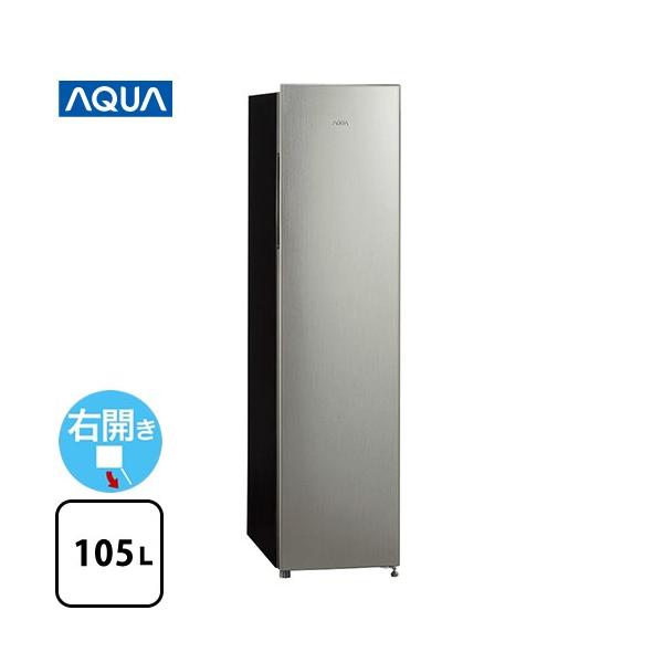 スリムフリーザー 冷凍庫 105L AQUA AQF-SFA11P-S 右開きタイプ スリムフリーザー 冷凍庫 105L AQUA AQF-SFA11P-S 右開きタイプ