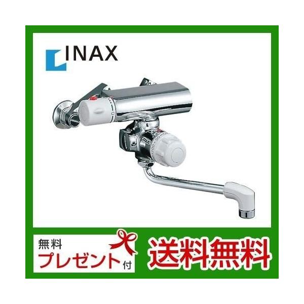 【送料無料】 [BF-M340T] INAX イナックス サーモスタット付バス水栓 壁付タイプ ミーティスシリーズ 定量止水 吐水口長さ：170mm【シールテープ無料プレゼント！（希望者のみ）※水栓の箱を開封し同梱します】 水栓 蛇口 混合...
