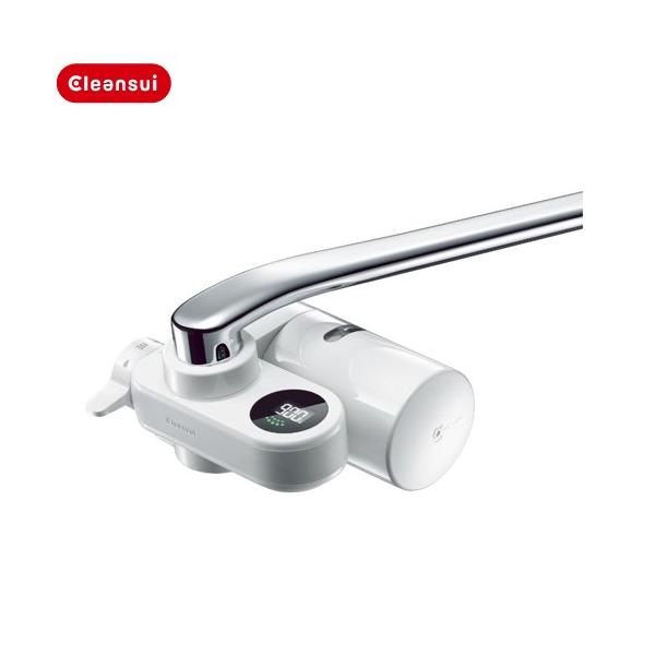 CSP811-WT 浄水器 CSPシリーズ 17+2物質除去 浄水器 蛇口直結型 液晶機能付モデル Cleansui クリンスイ  浄水器専用水栓 ホワイト カートリッジHGC9S付属  【キーワード】【　CSP801　の後継品　】領収書・...