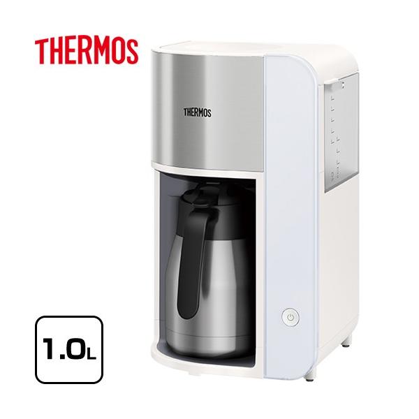 【新品　未使用品】サーモス 真空断熱ポット コーヒーメーカーECK-1000WH 真空断熱ポット コーヒーメーカー 容量：1.0L サーモス ECK-1000-WH