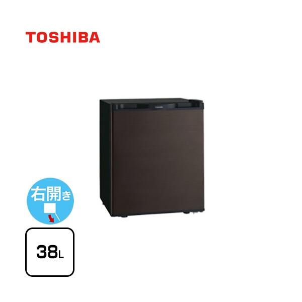 TOSHIBA（東芝） 冷蔵庫 容量38L GR-HB40PA-TS 1ドア冷蔵庫 右開き
