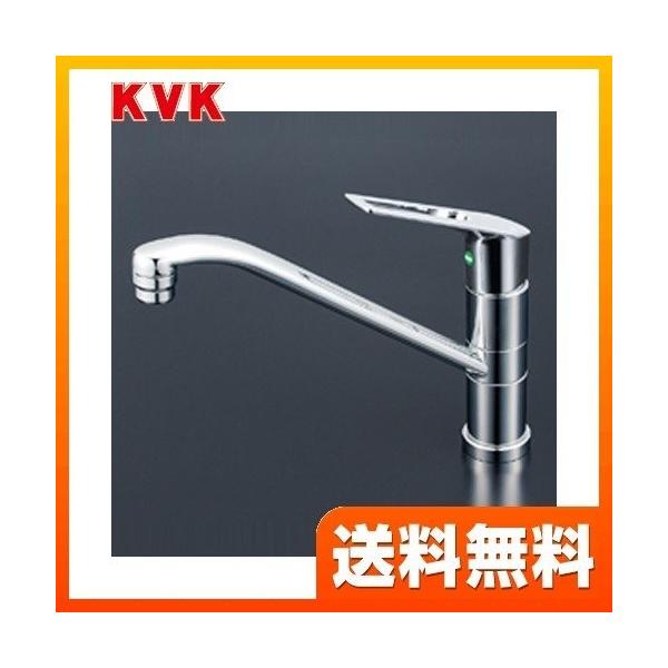 [KM5051TEC] KVK キッチン水栓 流し台用シングルレバー式混合栓 セラミックシングル ワンホールタイプ 逆止弁付 泡沫吐水 eレバー 【送料無料】 おしゃれ  キッチン水栓 KVK KM5051TEC 【着日指定について】 ★工...