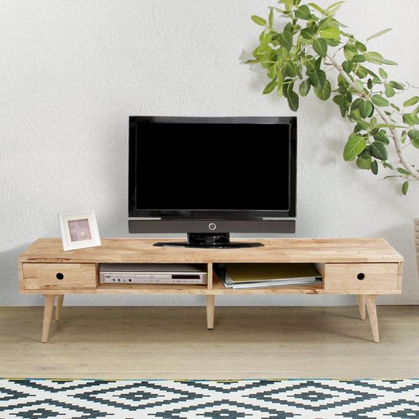 天然木 テレビボード | 北欧風 テレビ台 ローボード 薄型 tvボード tv
