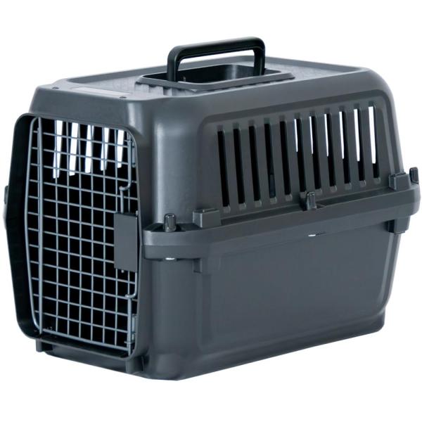 プチリュバン ペットキャリー D B 両開きドア 猫用 小動物用 IATA基準クリア クレート 奥行き50 x 幅33.5 x 高さ
