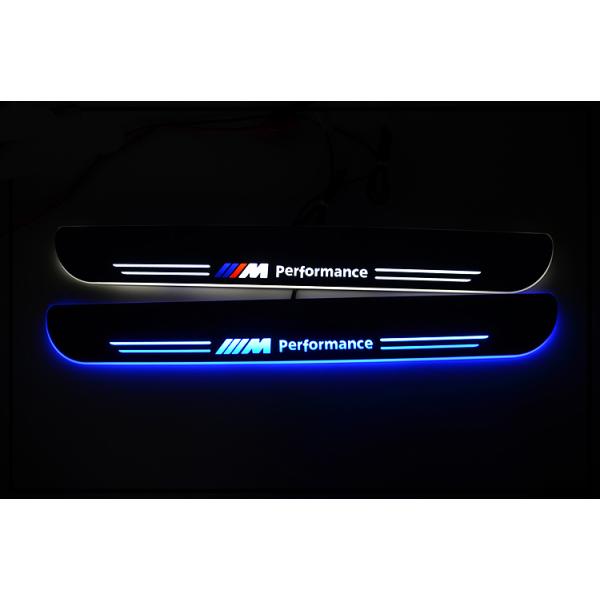 BMW LED流れるスカッフプレートX3/4/5/6 3 シリーズE90/E91/E92